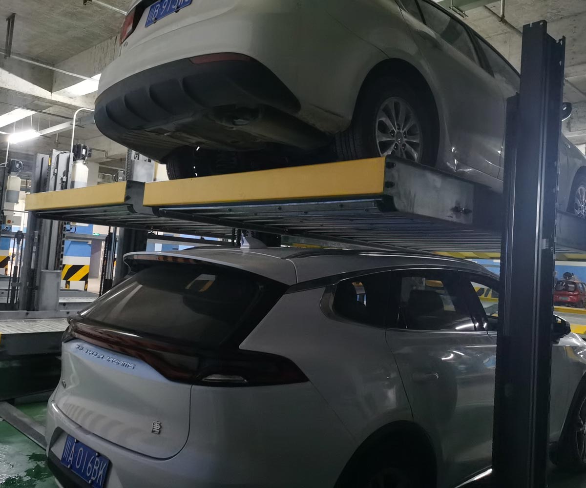 臺江縣地下室二層簡易升降機械停車設(shè)備