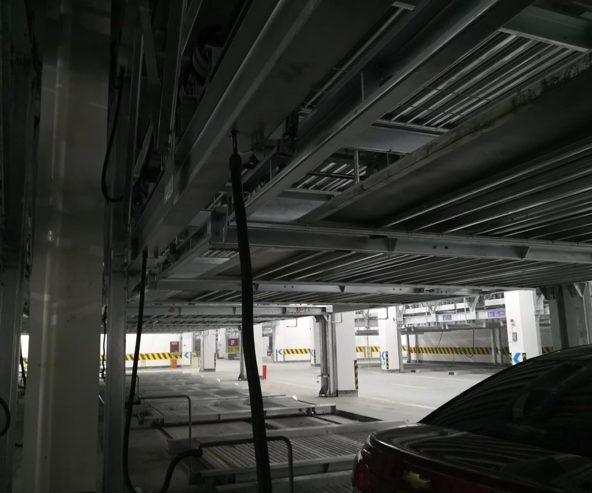 湖南省兩層升降橫移立體車庫(kù)停車設(shè)備